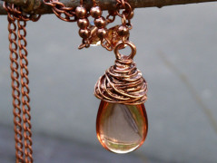 Pletená čepice - barvy podzimu