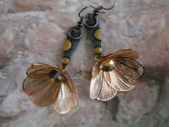 Pletená čepice - barvy podzimu