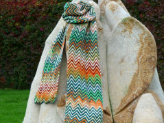 Pletená čepice - barvy podzimu