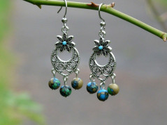 Pletená čepice - barvy podzimu