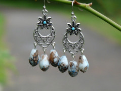 Pletená čepice - barvy podzimu