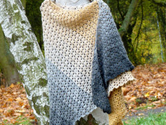 Pletená čepice - barvy podzimu