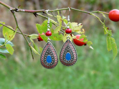 Pletená čepice - barvy podzimu