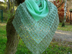 Pletená čepice - barvy podzimu