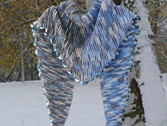 Pletená čepice - barvy podzimu