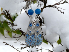 Pletená čepice - barvy podzimu