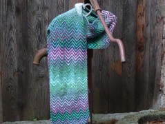 Pletená čepice - barvy podzimu