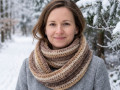 Lehoučký nákrčník s angorou