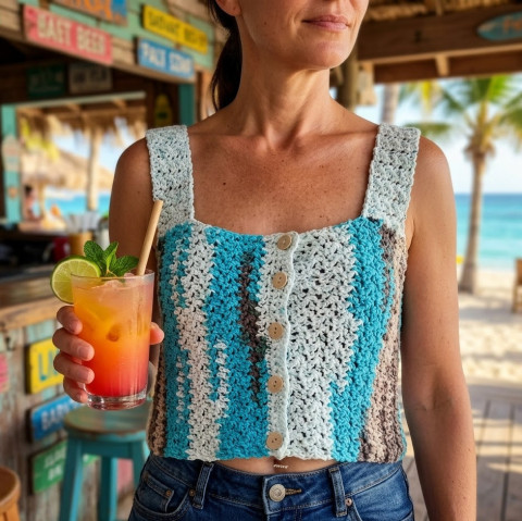 Háčkovaný dámský top letní bavlna ženy bílá hnědá top béžová léto tyrkysová háčkované akryl tílko dámské bolerko crochet crop top 