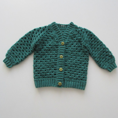 Svetřík zelená děti podzim holčičí klučičí jaro svetr akryl svetřík unisex teplý lehoučký antipilling do v 