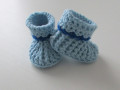 Háčkované botičky (9 cm)