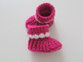 Háčkované botičky (9 cm)