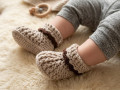 Háčkované botičky (9 cm)