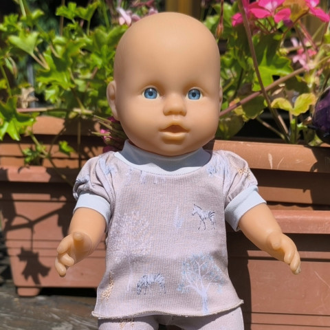 TRIČKO PRO PANENKU 28 až 32 cm panenka miminko souprava panenky tričko šatičky obleček 