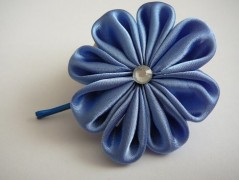 Nebesky modra rouška riflová.