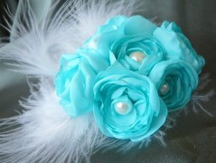 Nebesky modra rouška riflová.