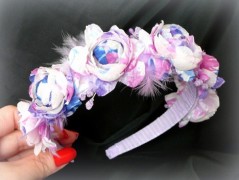 Nebesky modra rouška riflová.