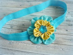 Nebesky modra rouška riflová.