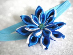 Nebesky modra rouška riflová.