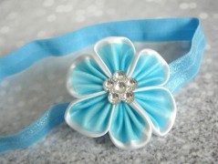 Nebesky modra rouška riflová.