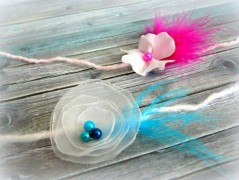 Nebesky modra rouška riflová.