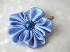 Nebesky modra rouška riflová.