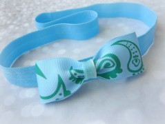 Nebesky modra rouška riflová.