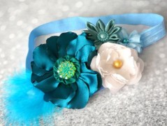 Nebesky modra rouška riflová.