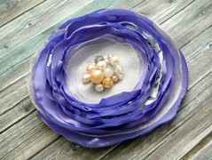 Nebesky modra rouška riflová.