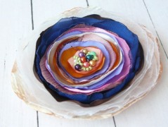 Nebesky modra rouška riflová.