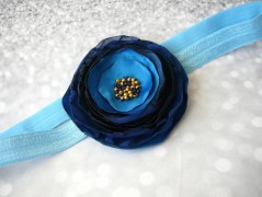 Nebesky modra rouška riflová.