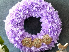 Nebesky modra rouška riflová.