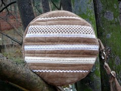 Nebesky modra rouška riflová.