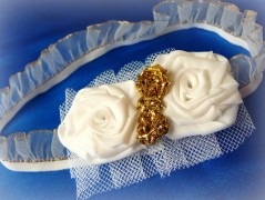 Nebesky modra rouška riflová.