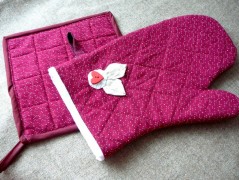 Nebesky modra rouška riflová.