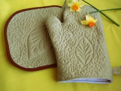 Nebesky modra rouška riflová.