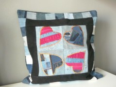 Nebesky modra rouška riflová.