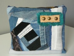 Nebesky modra rouška riflová.