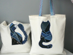 Nebesky modra rouška riflová.