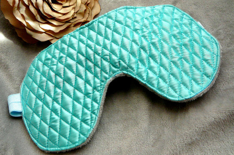 Tyrkysová maska na spaní. spánek maska na spaní 