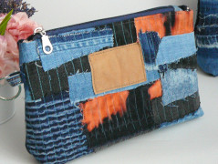 Nebesky modra rouška riflová.