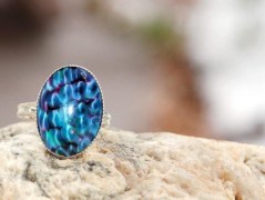 Zelené secesní slzičky