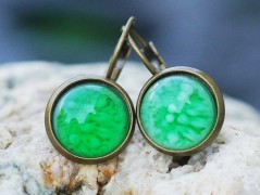 Zelené secesní slzičky