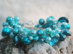 Zelené secesní slzičky