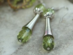 Zelené secesní slzičky