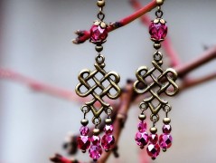 Zelené secesní slzičky