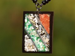 Zelené secesní slzičky