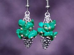 Zelené secesní slzičky