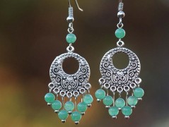 Zelené secesní slzičky