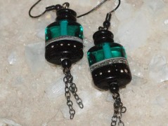 Zelené secesní slzičky